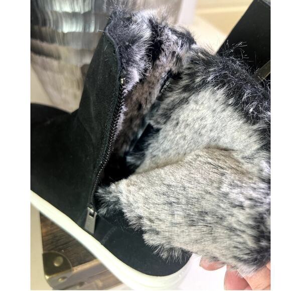 J/Slides Tristan Faux Fur Lined Waterproof Sneaker Boots - Picture 10 of 14